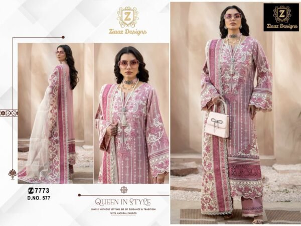 Ziaaz Design 577 Pakistani Suit