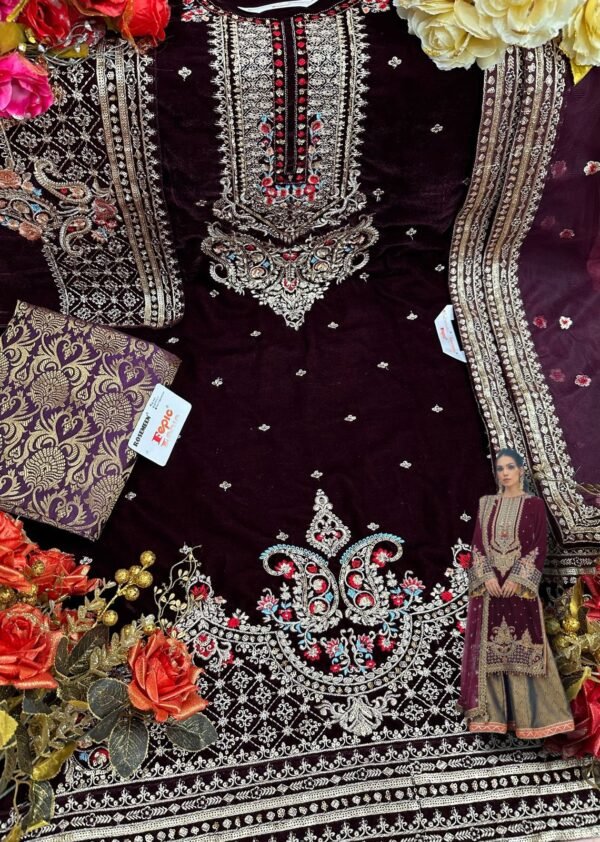 FEPIC ROSEMEEN DNO. D 5221 Pakistani Suits - Image 3