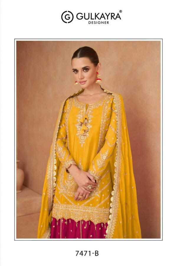 Gulkayra Designer Presents New Catalogue KHANAK 7471 Colors Pakistani Suits - Image 3
