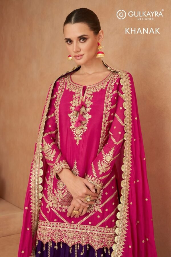 Gulkayra Designer Presents New Catalogue KHANAK 7471 Colors Pakistani Suits - Image 9