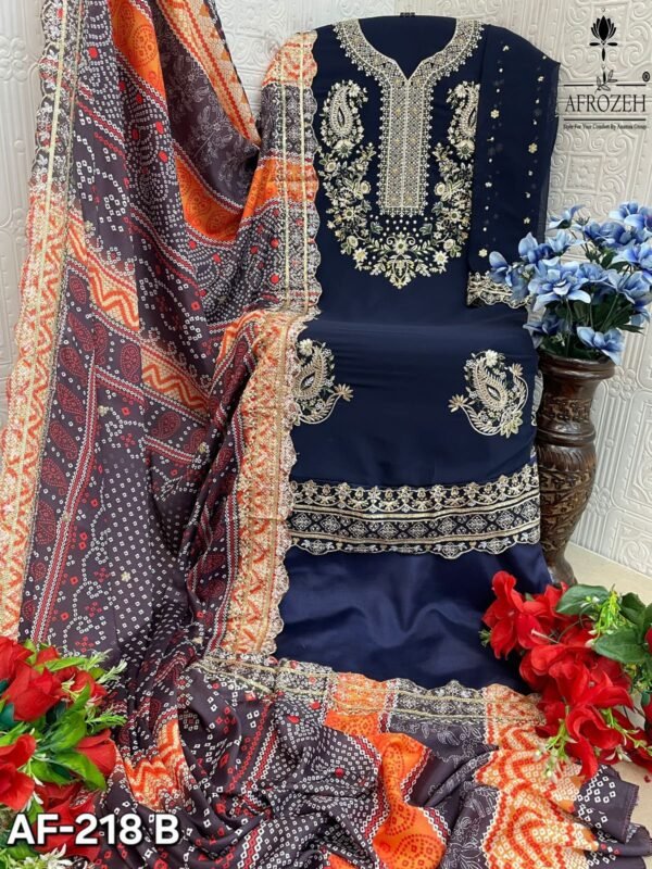 AFROZEH D. NO. 218-A-B-C-D Pakistani Suits - Image 6