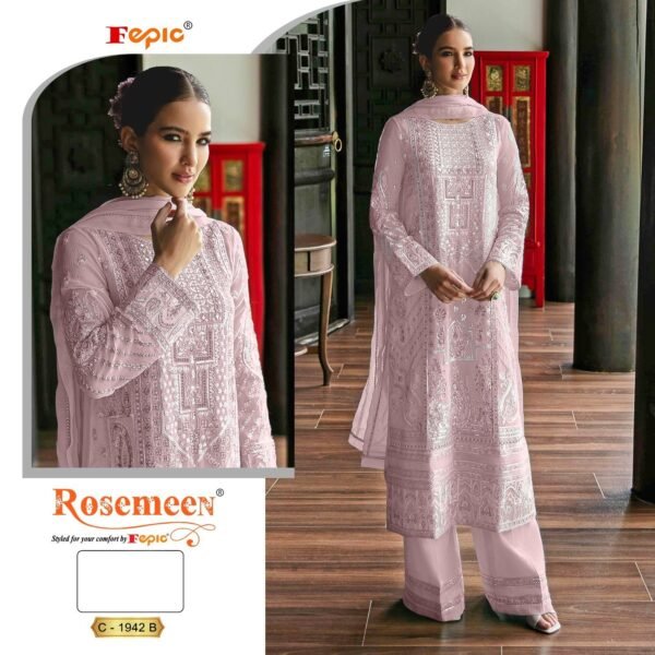 FEPIC ROSEMEEN D. NO. 1942 Pakistani Suits - Image 3