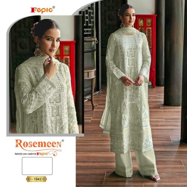 FEPIC ROSEMEEN D. NO. 1942 Pakistani Suits - Image 2