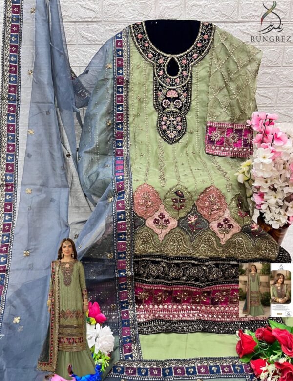 RUNGREZ D. No. 5020 Pakistani Suit - Image 2