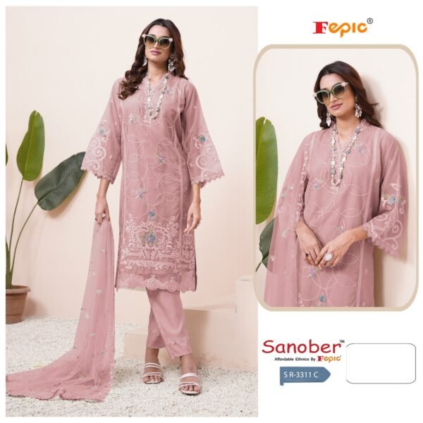 Fepic D.No.SR-3311 Pakistani Suits full set - Image 3