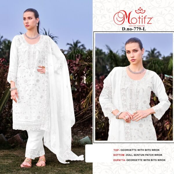 Motifz Surat D.No.779 Pakistani Suits - Image 4