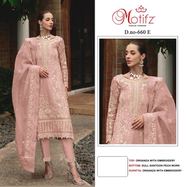 Motifz Surat D.No. 660 Pakistani Suits - Image 2