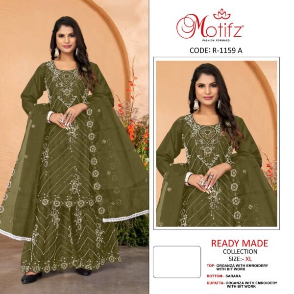 Motifz Surat D.No.R 1159 Pakistani Suits - Image 3
