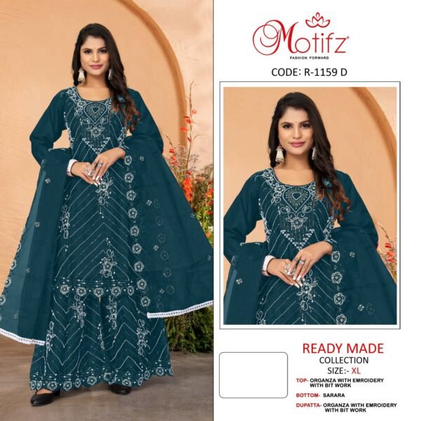 Motifz Surat D.No.R 1159 Pakistani Suits - Image 4