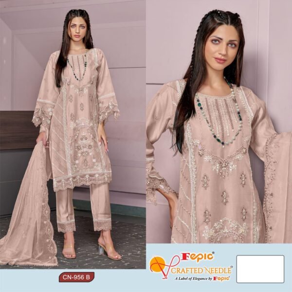 Fepic D.no.CN 956 Pakistani Suits - Image 3