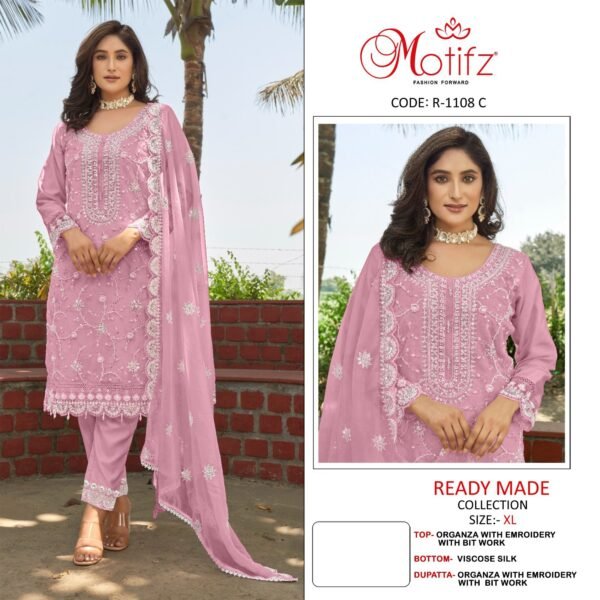 Motifz Surat D No-R 1108 Pakistani Suits - Image 2