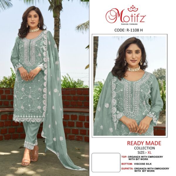 Motifz Surat D No-R 1108 Pakistani Suits - Image 4