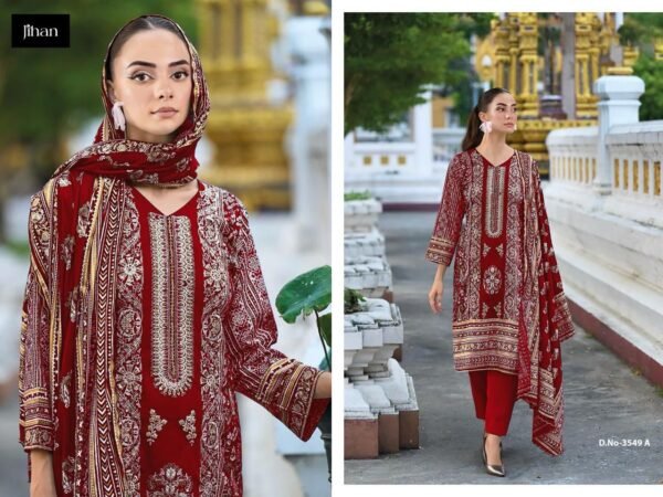 JIHAN D.No 3548-3549 Pakistani Suits