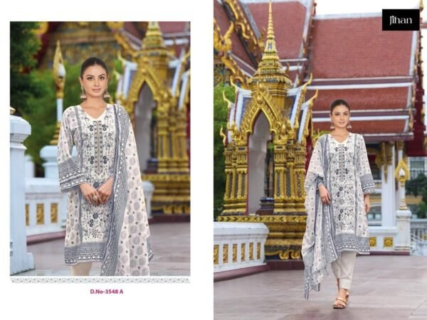 JIHAN D.No 3548-3549 Pakistani Suits - Image 3