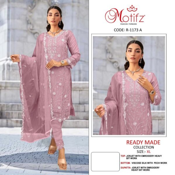 Motifz Surat D No-R 1173 Pakistani Suits - Image 4