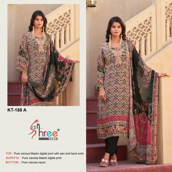 Shree Fab Surat KT - 188 Pakistani Suits - Image 4