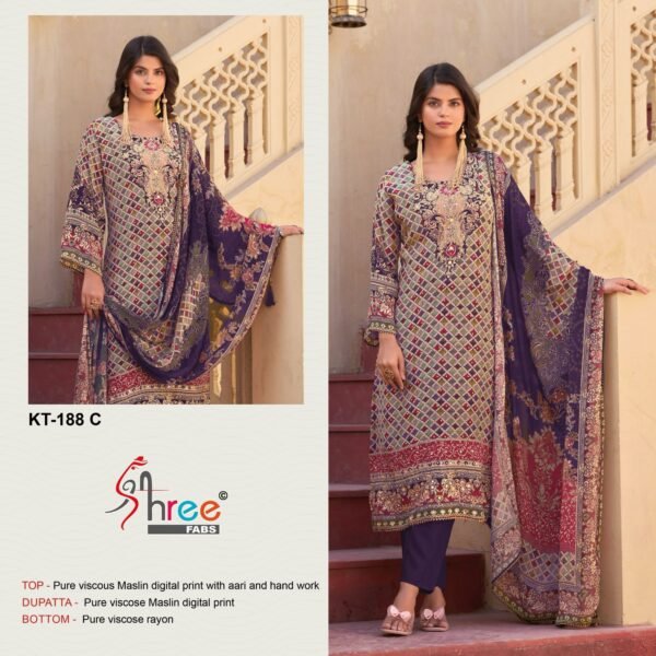 Shree Fab Surat KT - 188 Pakistani Suits - Image 3