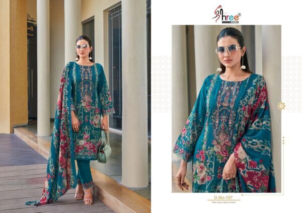 Shree Fabs Surat Khadiza Premium Lawn Collection – Elegant Pakistani Suits