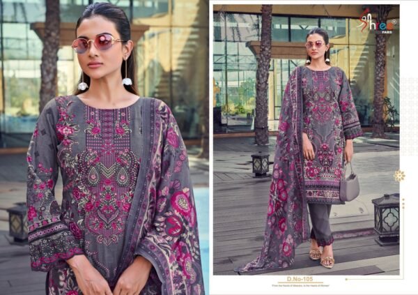 Shree Fabs Surat Khadiza Premium Lawn Collection – Elegant Pakistani Suits - Image 5