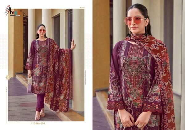 Shree Fabs Surat Khadiza Premium Lawn Collection – Elegant Pakistani Suits - Image 8
