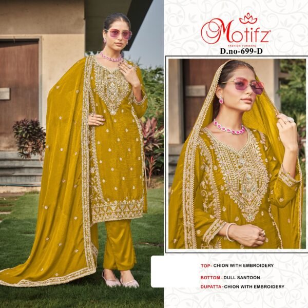 Motifz Surat D. No. 699 Pakistani Suits - Image 3