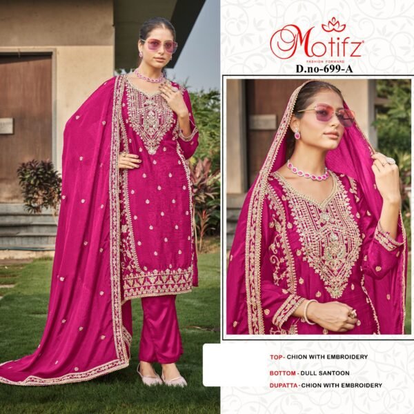 Motifz Surat D. No. 699 Pakistani Suits