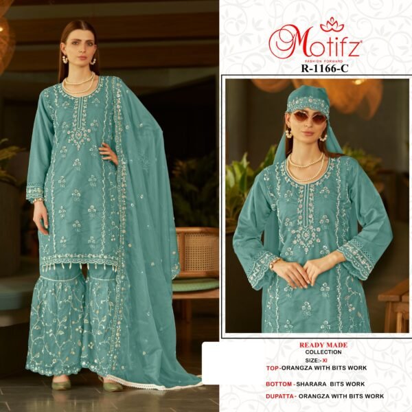 Motifz Surat D. No. R 1163 Pakistani Suits - Image 4