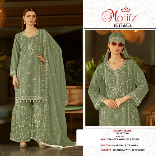 Motifz Surat D. No. R 1163 Pakistani Suits - Image 3
