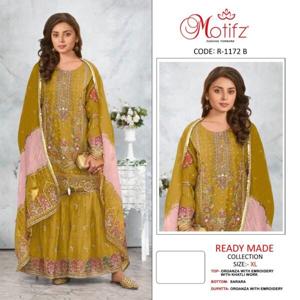Motifz Surat D. No. R 1172 Pakistani Suits - Image 4