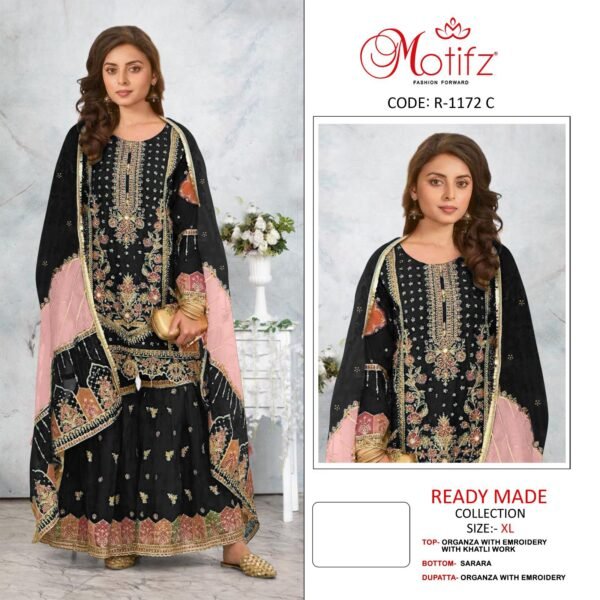 Motifz Surat D. No. R 1172 Pakistani Suits - Image 3