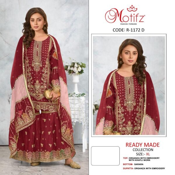 Motifz Surat D. No. R 1172 Pakistani Suits - Image 2