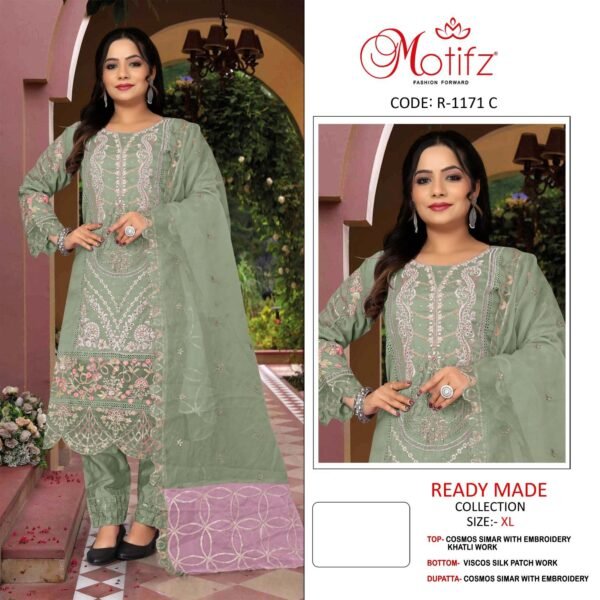 Motifz Surat D. No. R 1171 Pakistani Suits - Image 4