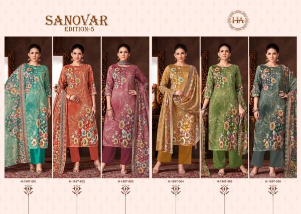 Alok Suit - Sanovar-5 Pakistani Suits - Image 2