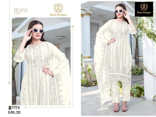 Ziaaz Designs Code 729 A & 762 Pakistani Suits