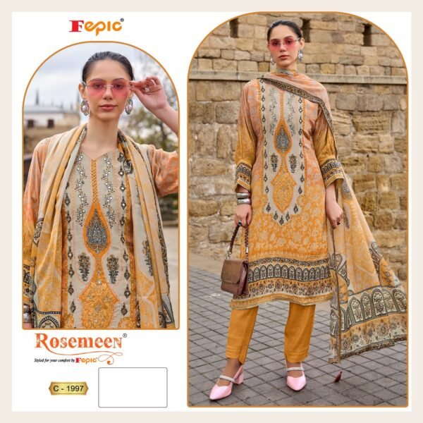 Fepic Rosemeen D.No. 1997 Pakistani Suit