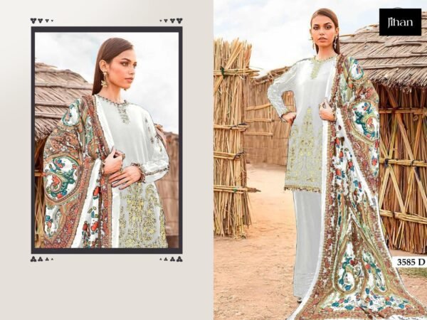 Jihan D. No.3585 Pakistani Suits - Image 3