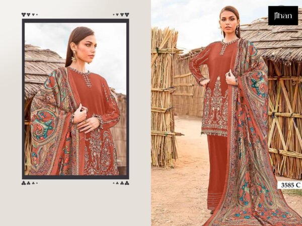 Jihan D. No.3585 Pakistani Suits