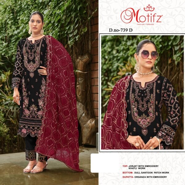Motifz Surat D. No. 739 Pakistani Suits - Image 2