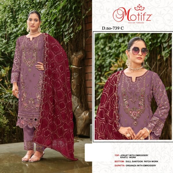 Motifz Surat D. No. 739 Pakistani Suits