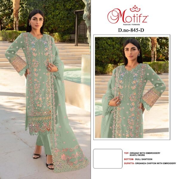 Motifz Surat D. No. 845 Pakistani Suits - Image 2