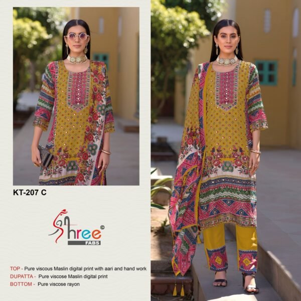 Shree Fab Surat D. No. KT - 207 Pakistani Suits
