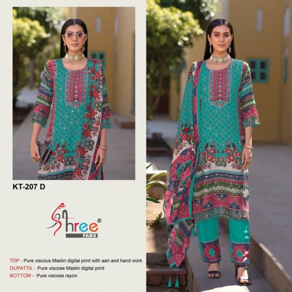 Shree Fab Surat D. No. KT - 207 Pakistani Suits - Image 4