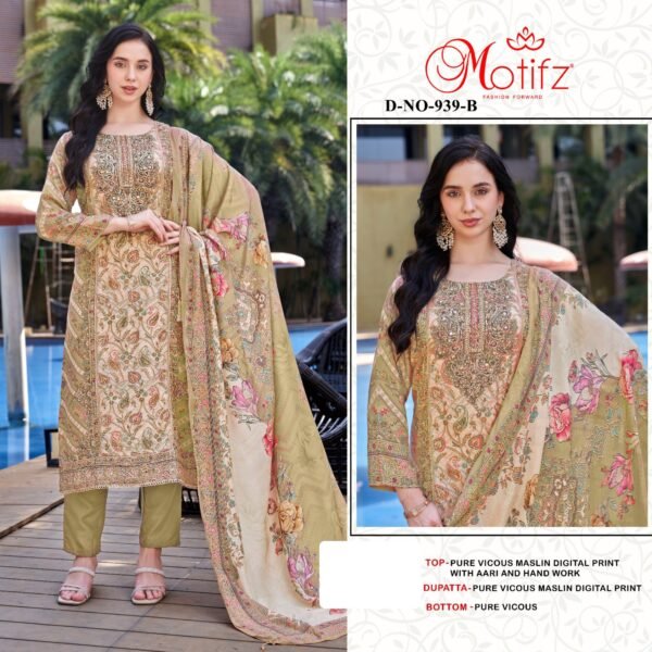 Motifz Surat D. No. 939 Pakistani Suits