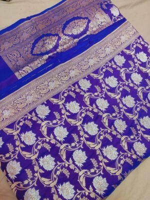 Pure Katan Saree Royal Colour Zari Meena