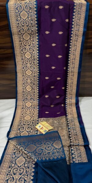 Pure Katan Silk Saree Mini But