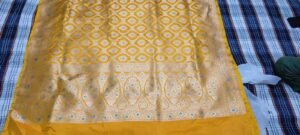 Pure Katan Silk Saree – Yellow