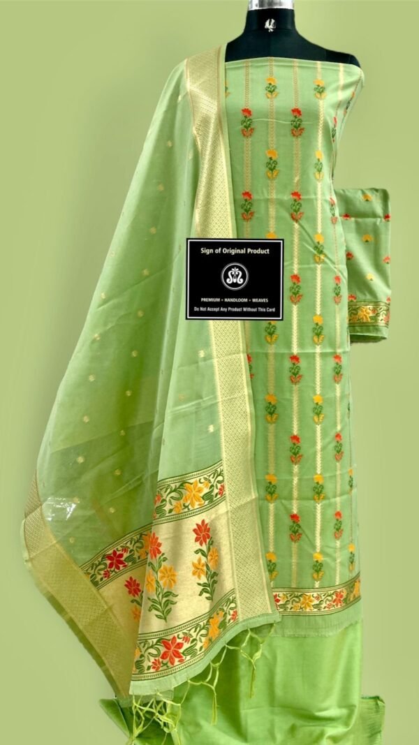 banarasi jamdani suit wholesale 14 pcs Set - Image 7