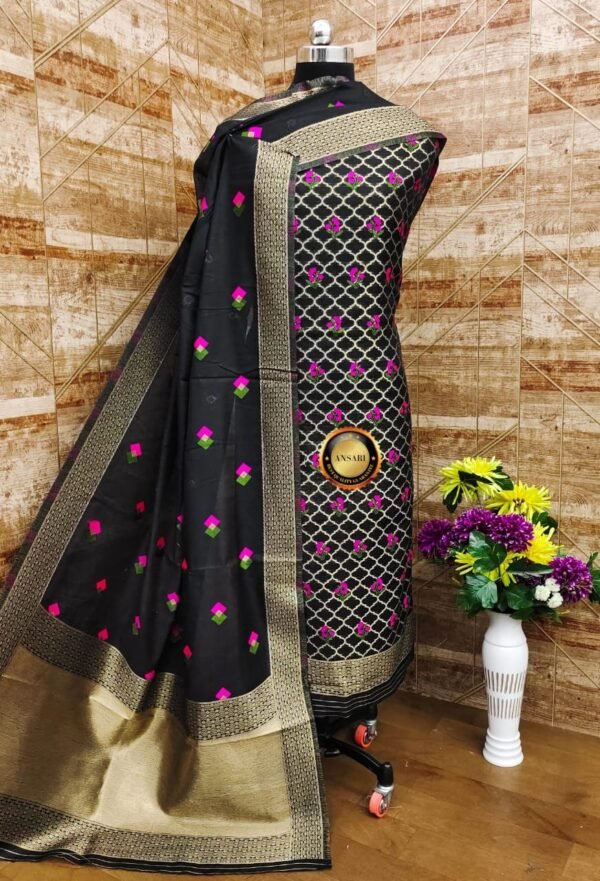 banarasi jamdani suit wholesale supplier 14 pcs Bundle - Image 11
