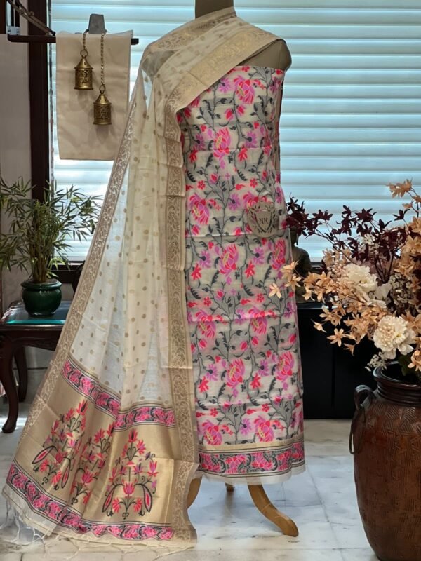 banarasi jamdani suit bundle 14 pcs - Image 8