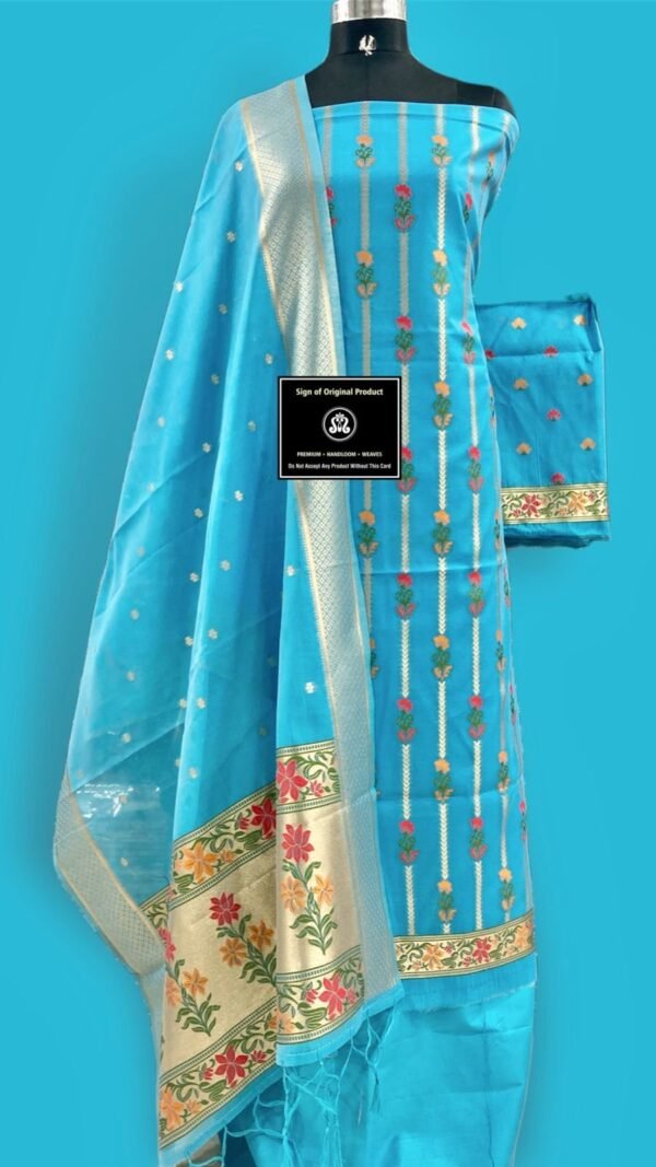 banarasi jamdani suit wholesale 14 pcs Set - Image 11